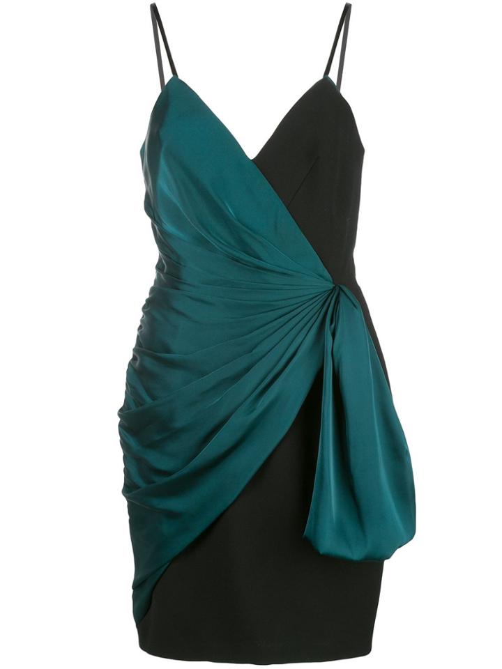 Jill Jill Stuart Draped Front Mini Dress - Black