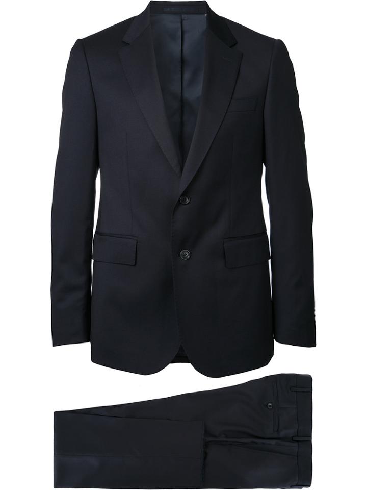 Les Hommes Printed Two-piece Suit - Black