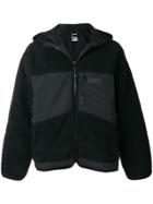 Pam Perks And Mini Fur-effect Hooded Jacket - Black