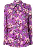 Magda Butrym Violet Floral Blouse - Purple