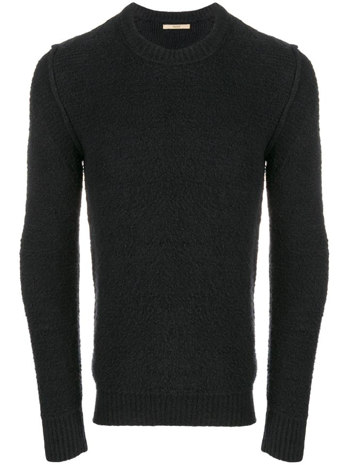 Nuur Inside Out Knit Sweater - Black