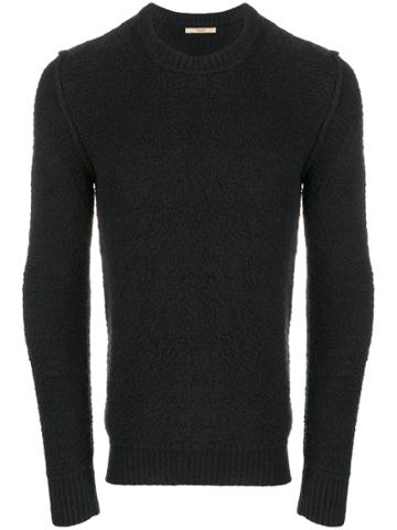 Nuur Inside Out Knit Sweater - Black