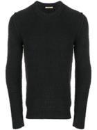 Nuur Inside Out Knit Sweater - Black
