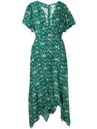 Jovonna Floral Print Dress - Green