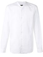 Z Zegna - Curved Hem Shirt - Men - Cotton/linen/flax - 42, White, Cotton/linen/flax