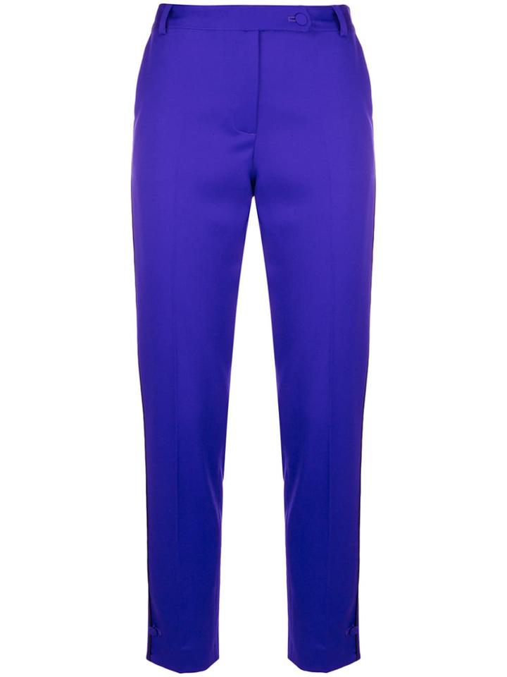Styland Peaked Lapel Blazer - Purple