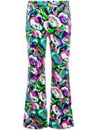 Emilio Pucci Cropped Flared Trousers - Green