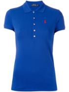 Polo Ralph Lauren - Logo Polo Shirt - Women - Cotton/spandex/elastane - Xs, Blue, Cotton/spandex/elastane