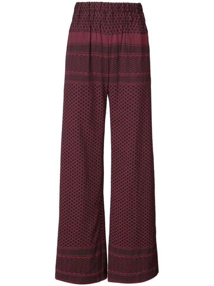 Cecilie Copenhagen High-waisted Palazzo Pants - Red