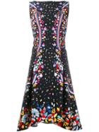 Peter Pilotto Printed Sleeveless Dress, Women's, Size: 6, Black, Polyester/spandex/elastane/acetate