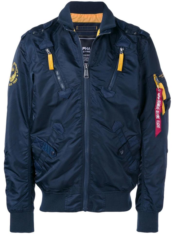 Alpha Industries Falcon Ii Bomber Jacket - Blue