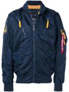 Alpha Industries Falcon Ii Bomber Jacket - Blue