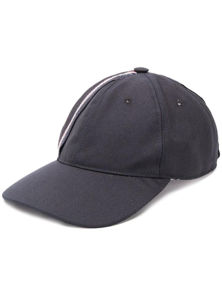 Thom Browne Rwb Selvedge Baseball Cap - Blue