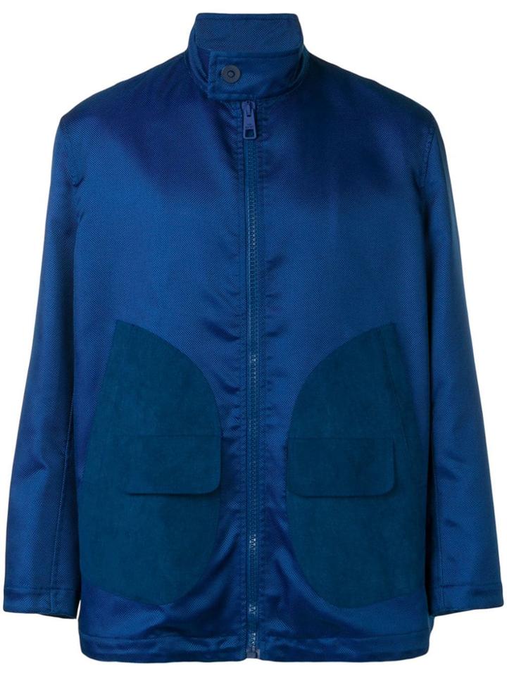 Neil Barrett High Neck Jacket - Blue