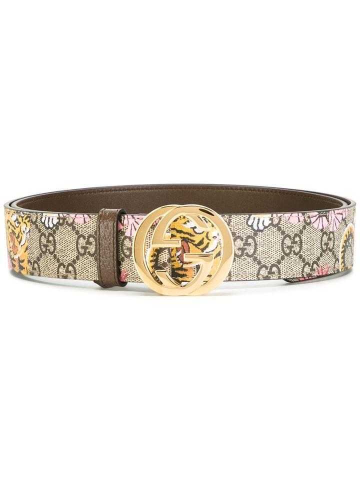 Gucci Gucci Bengal Gg Supreme Belt, Women's, Size: 105, Leather