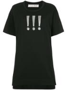 Tu Es Mon Trésor Spangle Oversized T-shirt - Black