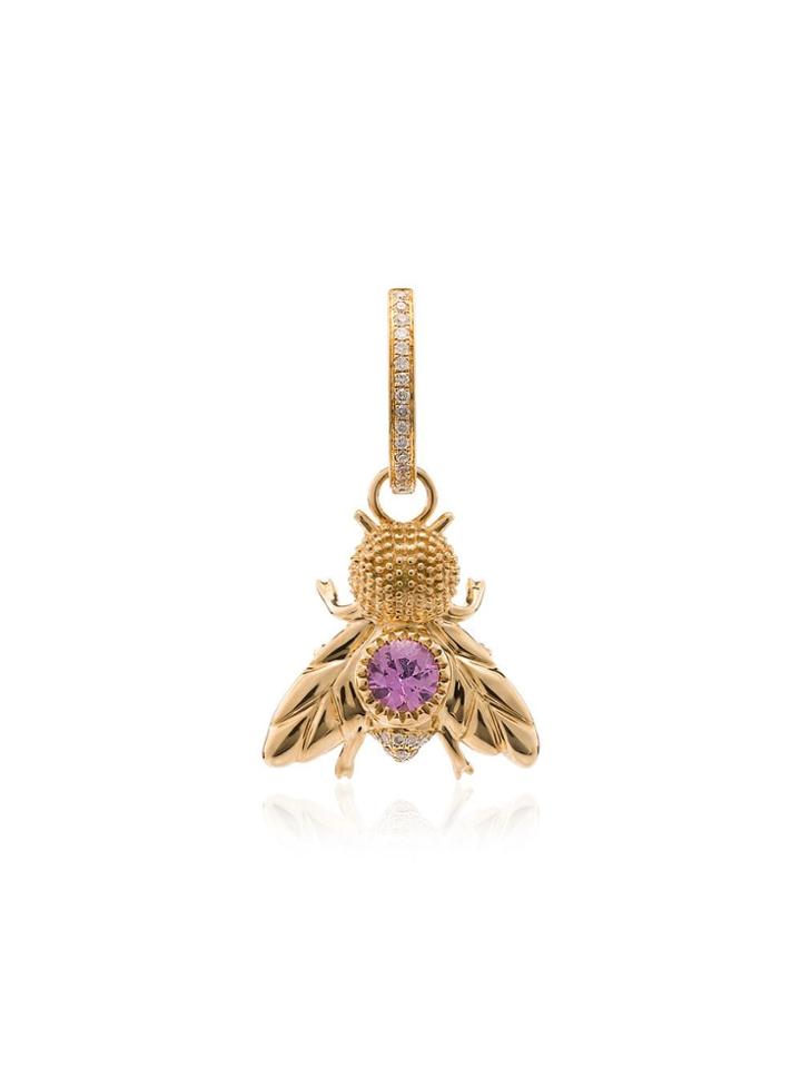 Yvonne Léon Fly Pendant 18k Gold Singular Earring
