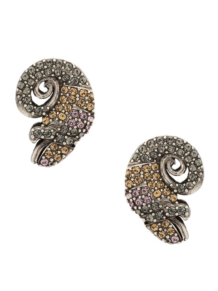 Camila Klein Pequeno Camaleão Earrings - Metallic