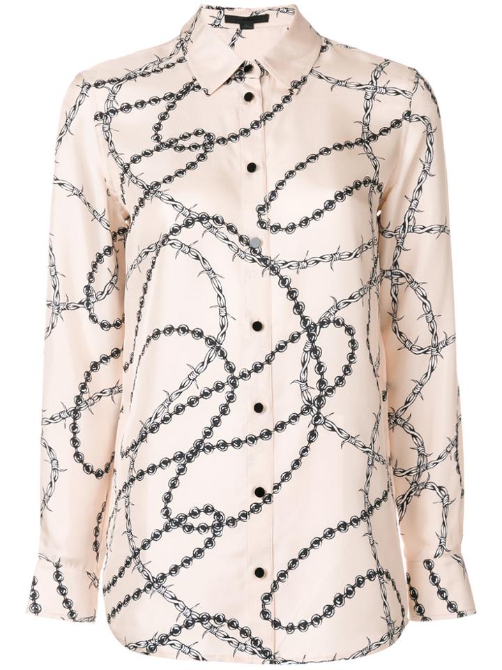 Alexander Wang Barbed Wire Print Shirt - Nude & Neutrals