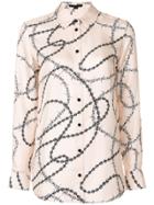 Alexander Wang Barbed Wire Print Shirt - Nude & Neutrals