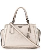 Coach Dreamer Crinkled Satchel Bag - Metallic