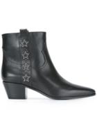 Saint Laurent 'rock 40' Side Star Ankle Boots