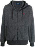 Polo Ralph Lauren Zip-up Logo Hoodie - Grey