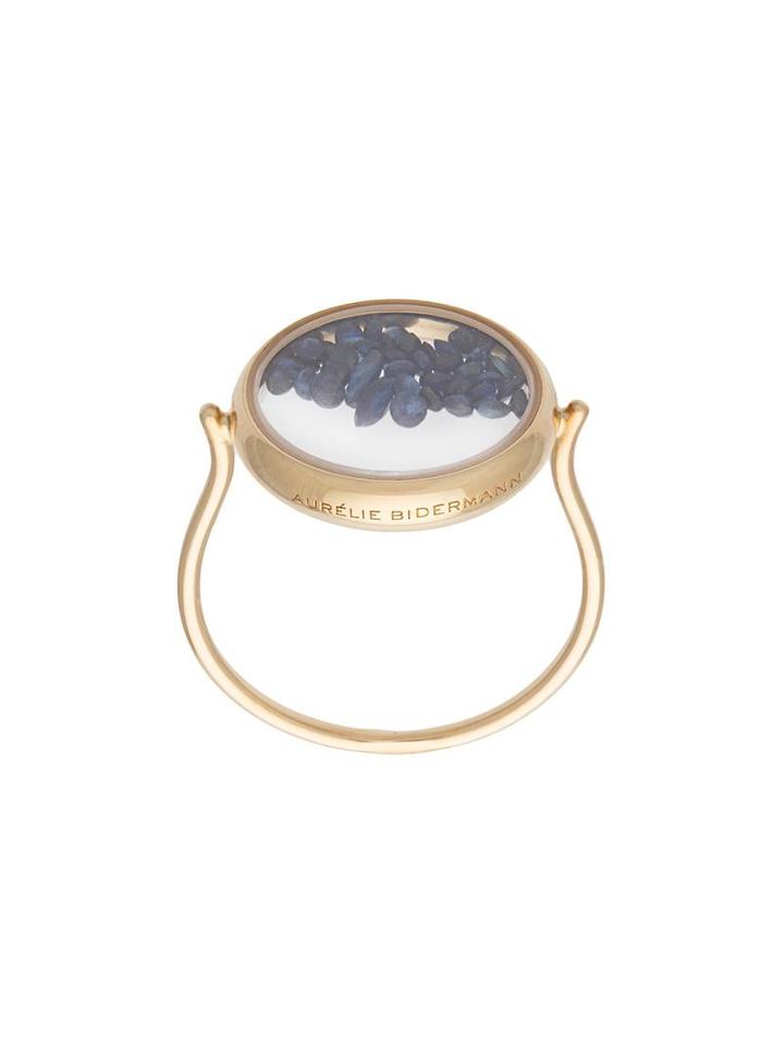 Aurelie Bidermann Chivor Ring With Sapphires, Women's, Size: 7, Metallic