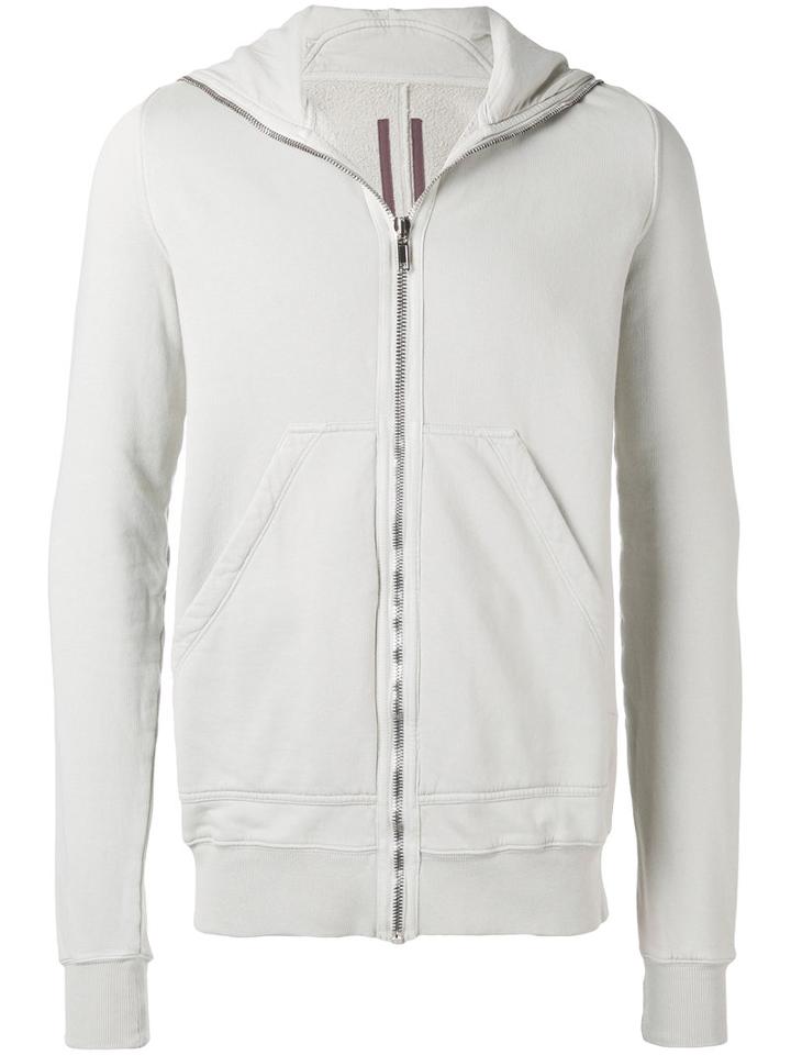 Rick Owens Drkshdw - All Around Zip Hoodie - Men - Cotton - M, Grey, Cotton