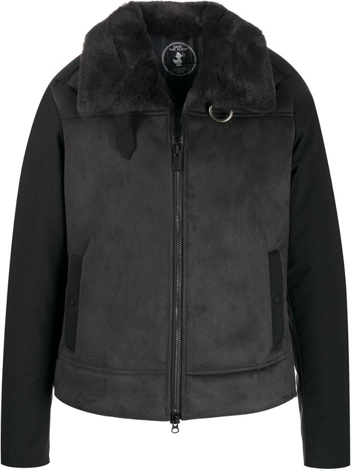 Save The Duck Cher9 Aviator Jacket - Grey