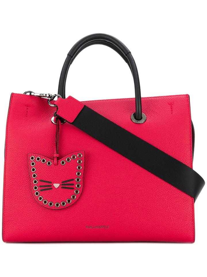 Karl Lagerfeld Karry All Shopper Tote - Red