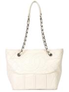 Chanel Vintage Large 'shopping In Moscow' Tote, Women's, White