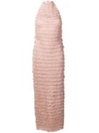 Missoni Long Tiered Dress - Pink