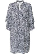 Steffen Schraut Layered Sleeve Shift Dress - White