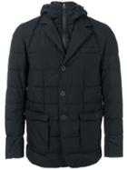 Herno Flap Pockets Hooded Jacket - Blue