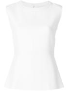 L'autre Chose Fitted Tank Top - White