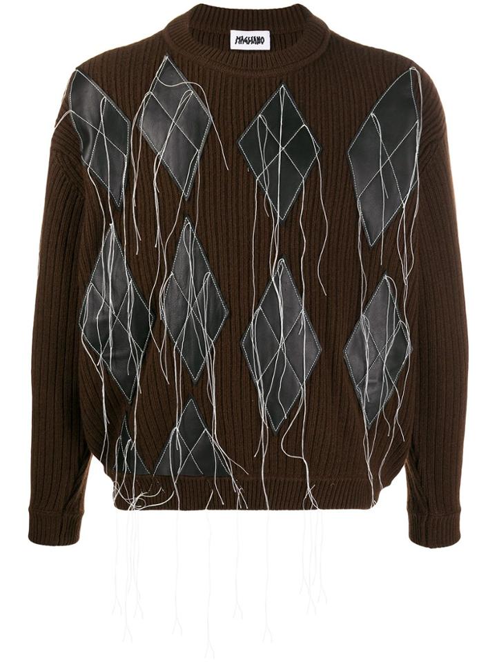 Magliano Arlecchino Crew Neck Jumper - Brown