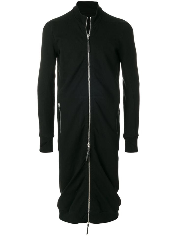 11 By Boris Bidjan Saberi Long-line Printed Zipped Sweatshirt - Black