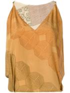 Volantis G.v. Majil - Embroidered Blouse - Women - Silk - One Size, Nude/neutrals, Silk