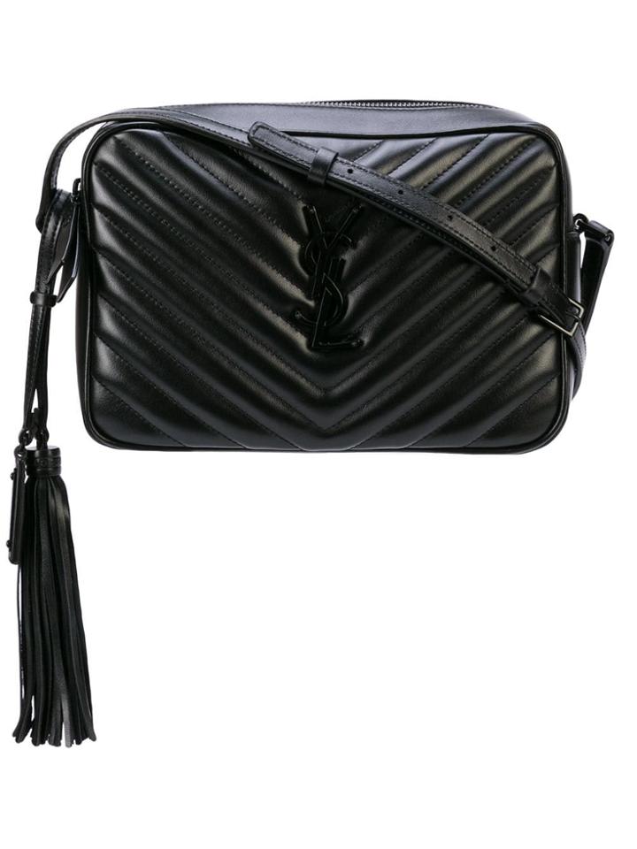 Saint Laurent Quilted Cross-body Bag - Black