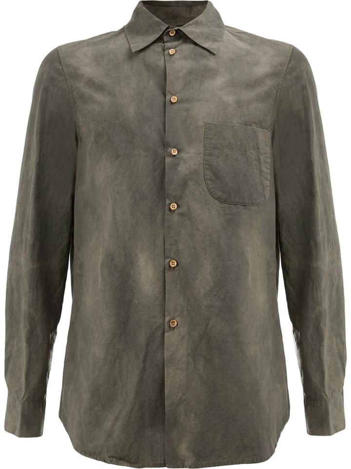 Uma Wang Washed Effect Shirt - Grey
