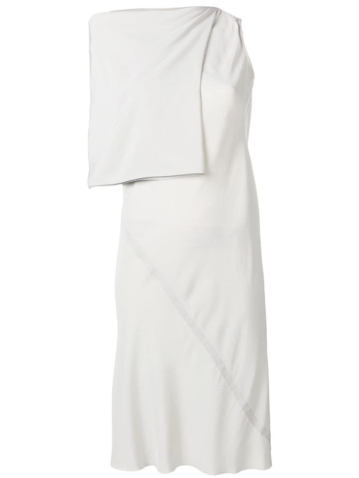 Rick Owens Layered Panel Dress - Grey