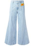 Au Jour Le Jour Wide-leg Jeans, Size: 42, Blue, Cotton