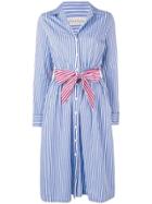 Être Cécile Striped Lauren Shirt Dress - Blue