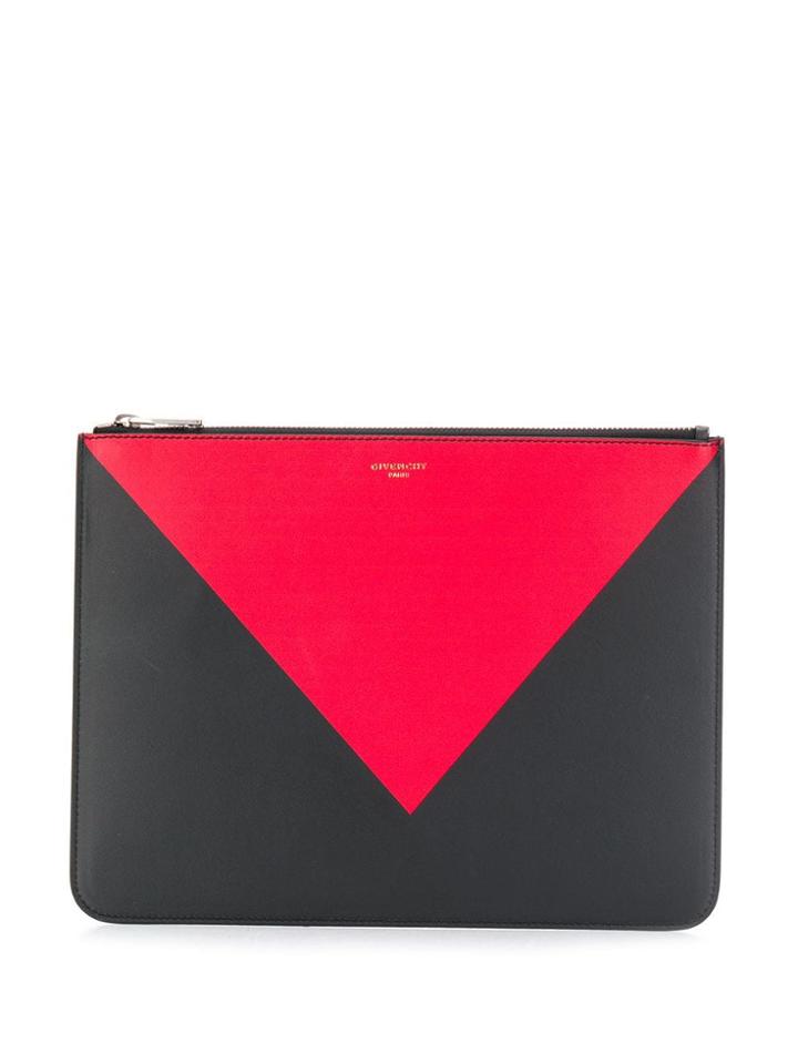 Givenchy Colour-block Pouch - Black