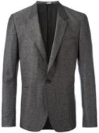 Ps By Paul Smith Woven Button Blazer, Men's, Size: 38, Grey, Silk/wool/viscose