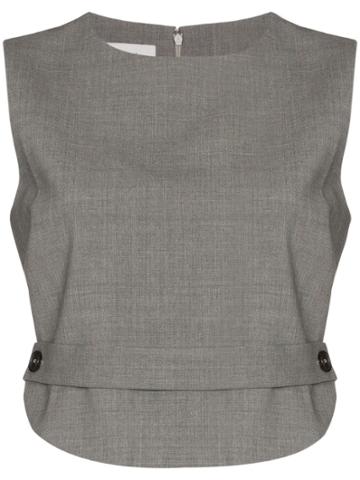 Coperni Wool Stretch Vest - Grey
