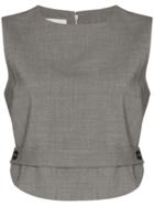 Coperni Wool Stretch Vest - Grey