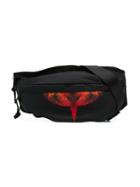 Marcelo Burlon County Of Milan Kids Teen Wings Print Belt Bag - Black