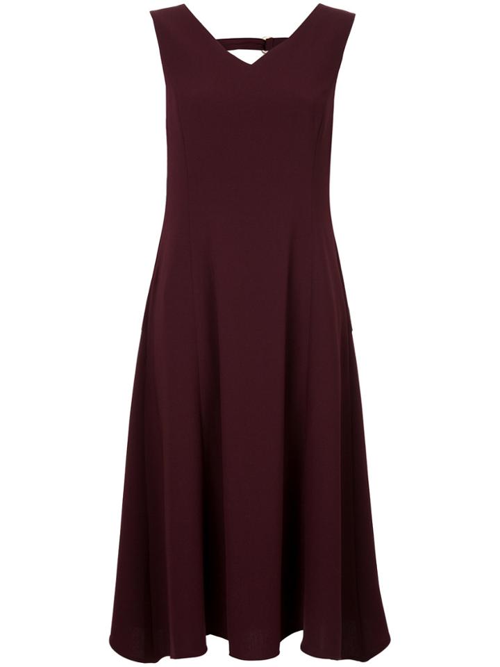 Le Ciel Bleu V-neck Dress - Red